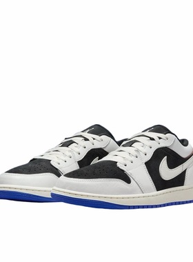 Air Jordan 1 Low AJ1黑白男子复古低帮篮球鞋HQ0764-001福州ZH仓