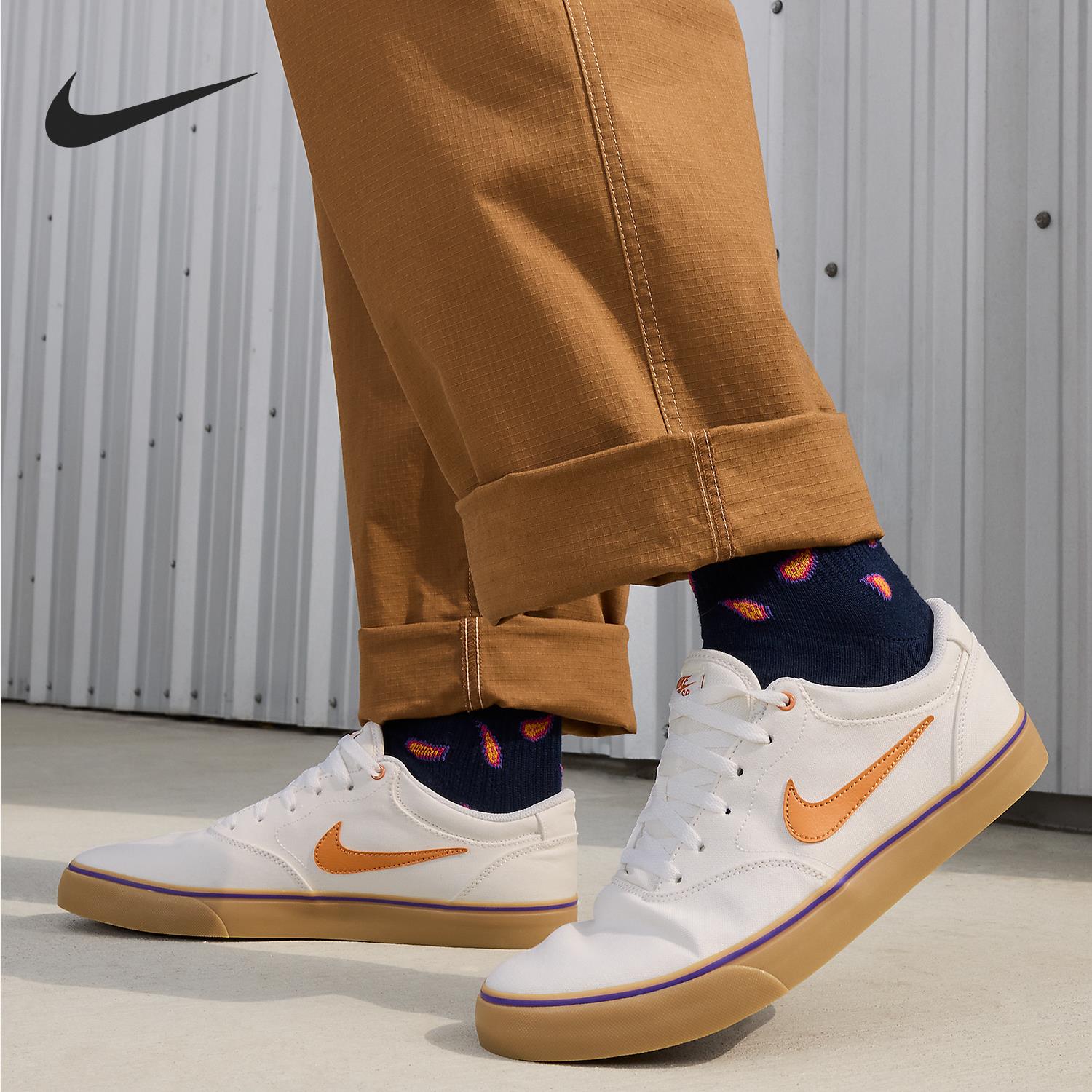 Nike/耐克正品 SB Chron 2 CNVS 男女经典低帮板鞋DM3494-107