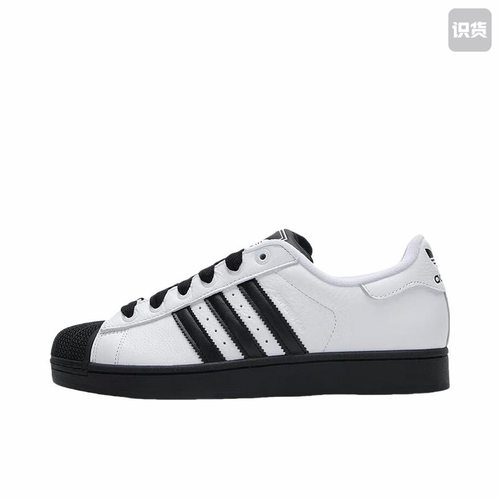 adidas黑白贝壳头男女鞋低帮厚底休闲复古运动板鞋JI0124 西安ca