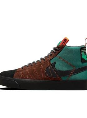 Nike SB Blazer Zoom 滑板鞋 板鞋 绿色/黑色DC8903-300济南ls