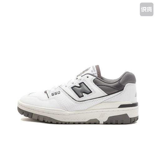 New Balance NB 550 复古篮球鞋白灰色BB550WTG西安MX仓