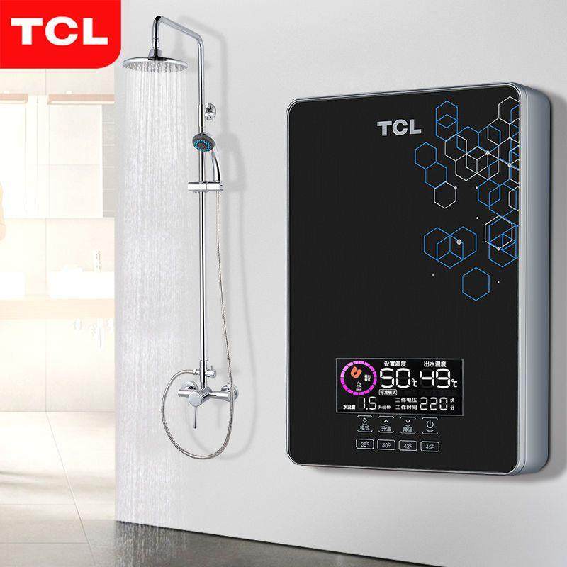 [上门安装]TCL过水热电热水器家用卫生间小型免储水即热式洗澡机