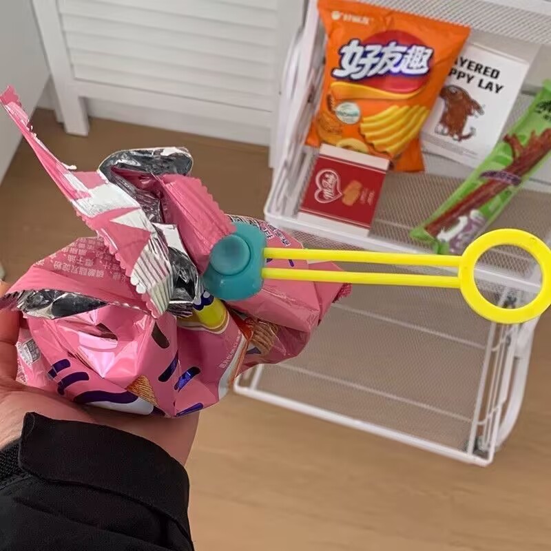 日本品质封口绑带家用食品袋封口夹子防潮密封绑绳捆扎多功能长条