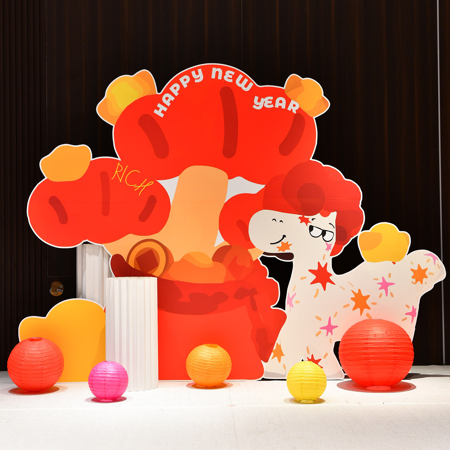 2026店铺春节场景马新年打卡拍照布置摆件红色年会过年味kt背景板,节庆用品/礼品,装扮布置套餐,淘宝优惠券,粉丝福利购,淘宝优惠卷