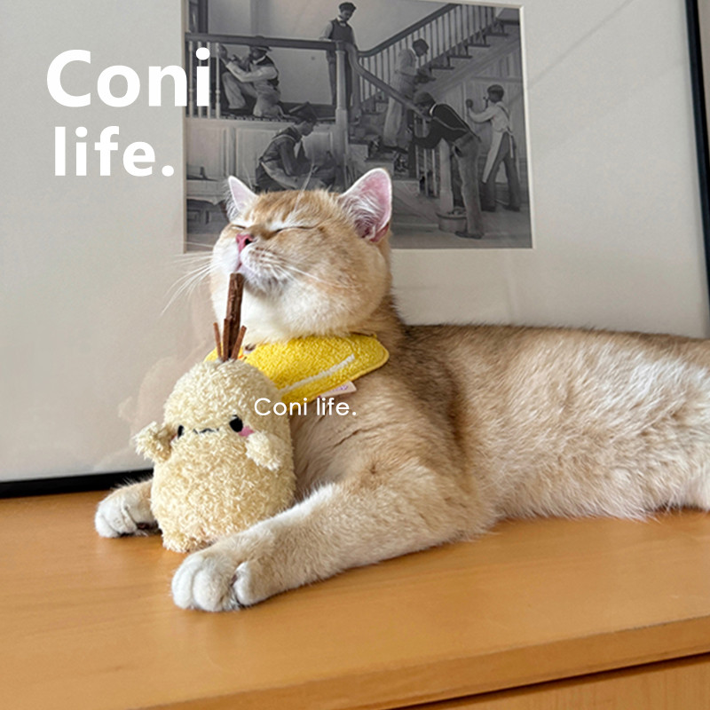 Coni life土豆猫玩具木天蓼可替换逗猫棒猫咪自嗨解闷磨牙猫用品