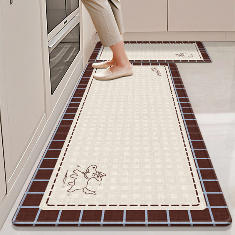 厨房地垫防滑防油可擦免洗吸水吸油专用地面脚垫2025新款地毯垫子,居家布艺,厨房地垫,淘宝优惠券,粉丝福利购,淘宝优惠卷