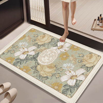 卫生间吸水地垫浴室防滑防水