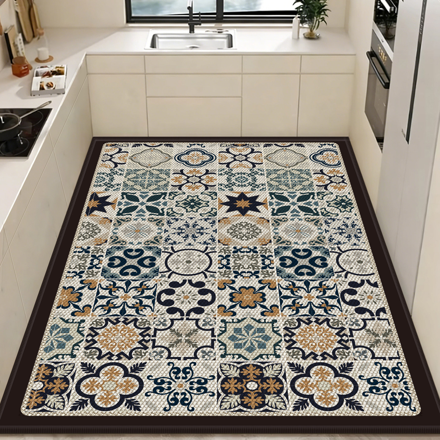 厨房地垫防滑防油吸水垫可擦免防水专用满铺地毯垫洗门口耐脏脚垫,居家布艺,厨房地垫,淘宝优惠券,粉丝福利购,淘宝优惠卷