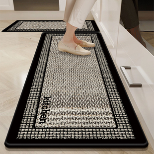 厨房地垫防滑防油可擦免清洗吸水吸油防水脚垫2025新款 网红地毯垫