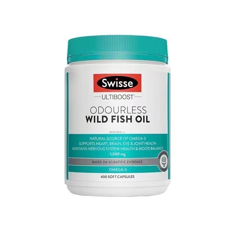 Swisse/斯维诗无腥味深海鱼油软胶囊1000mg400粒/瓶
