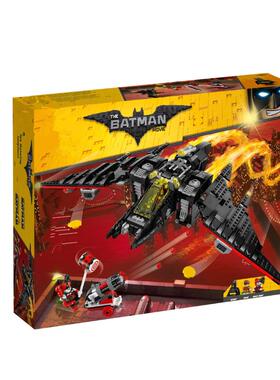 超级英雄蝙蝠侠大电影系列70916蝙蝠翼战机战车儿童积木玩具10739