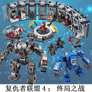 超级英雄钢铁机甲陈列室76125男孩拼装儿童玩具中国积木礼物07121