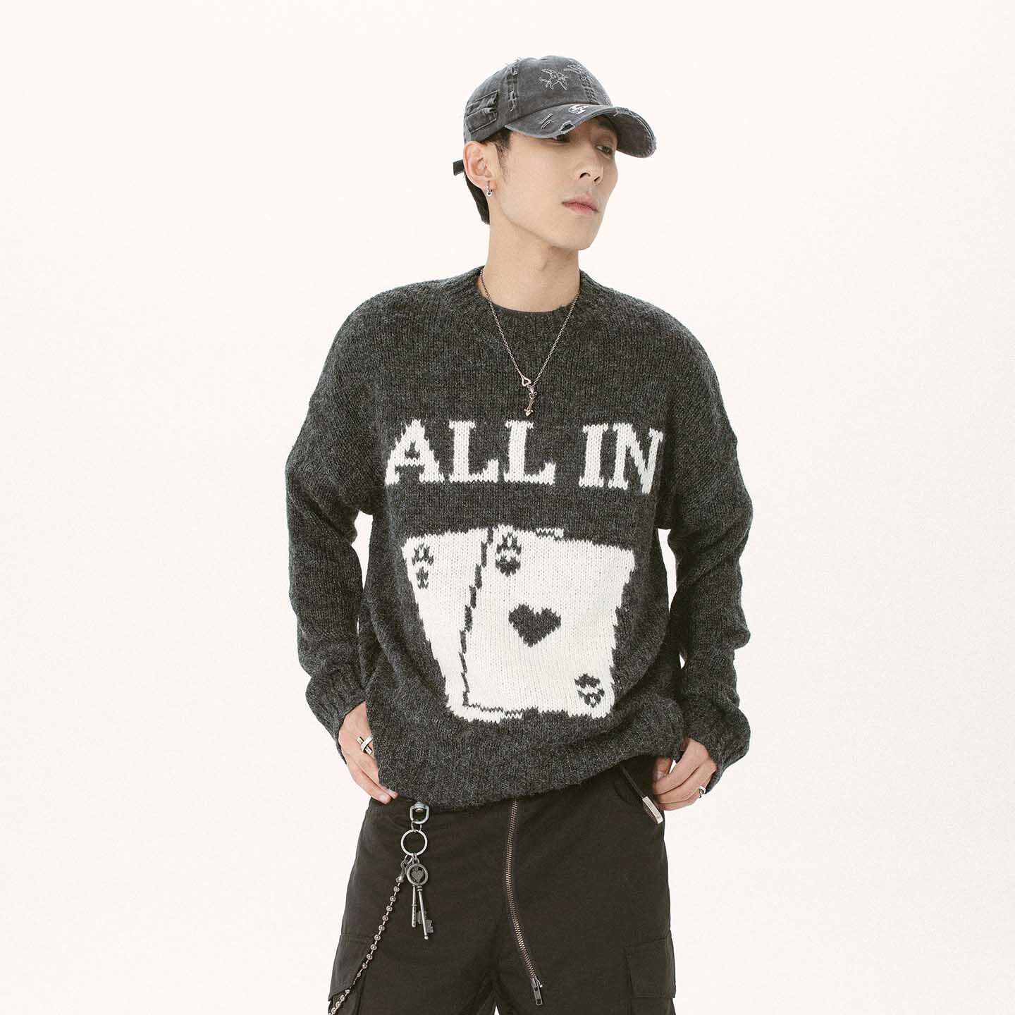 KV德州ALLIN羊毛马海毛毛衣