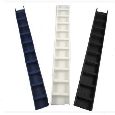 塑料装订夹条3-20mm 十孔夹条 黑蓝白色装订胶条 装订压条 硬夹条