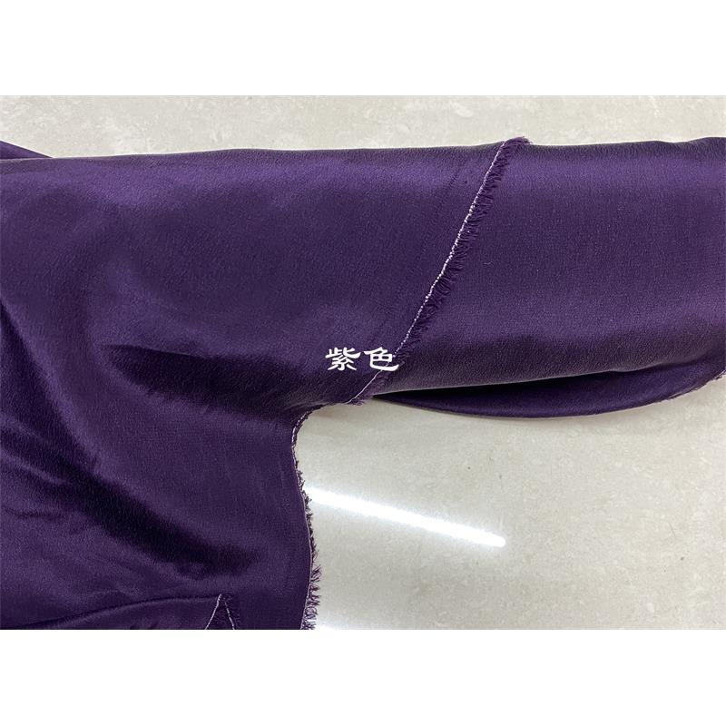 热销黑色03真丝双绉服装布料纯色桑蚕丝衬衫连衣裙裤子旗袍礼服夏