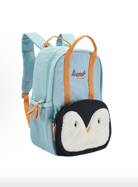PUMA彪马 可爱分压 织物 双肩包 常规 儿童款 蓝色