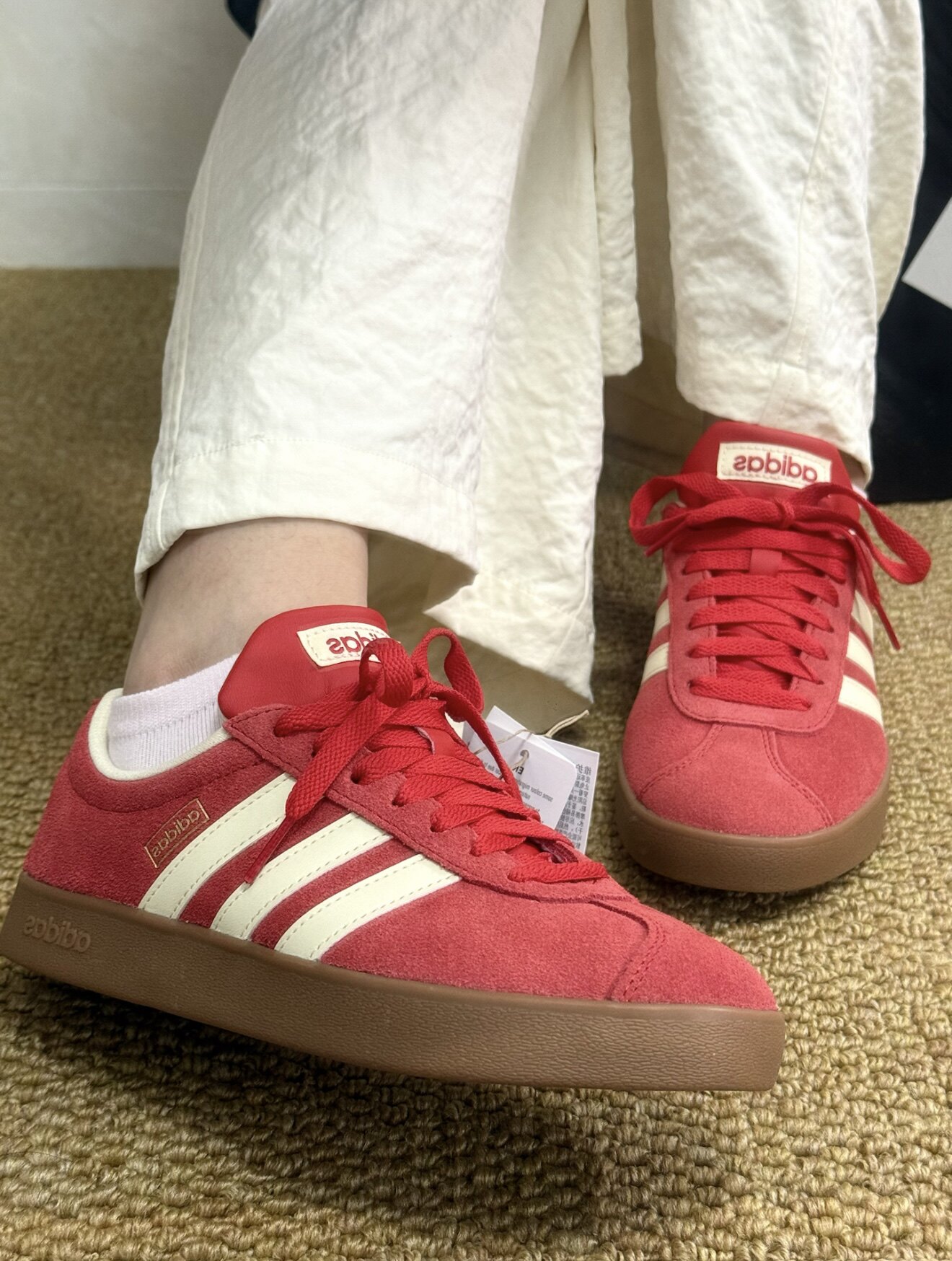 adidas Vl Court Classic 复古T头鞋 舒适轻盈 德训鞋 男女同款