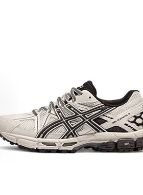 ASICS Gel-Kahana 8 Cn透气回弹 休闲越野长跑跑步鞋 女款 浅棕黑