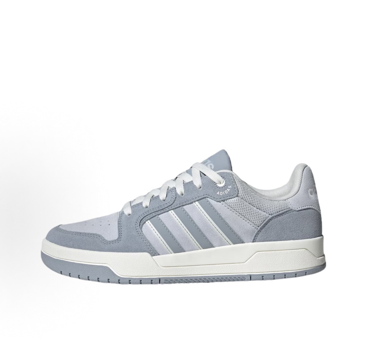 adidas ENTRAP 合成革牛剖层革织物 时尚舒适 男女同款 银灰