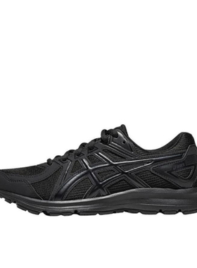 Asics Jog 100 2 缓冲抓地 防滑耐磨 轻量透气 减震   4E宽/黑色