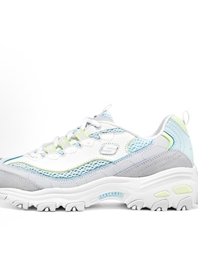 Skechers斯凯奇 D'LITES 1.0 小冰熊薄荷气泡冰低帮 老爹鞋 女款