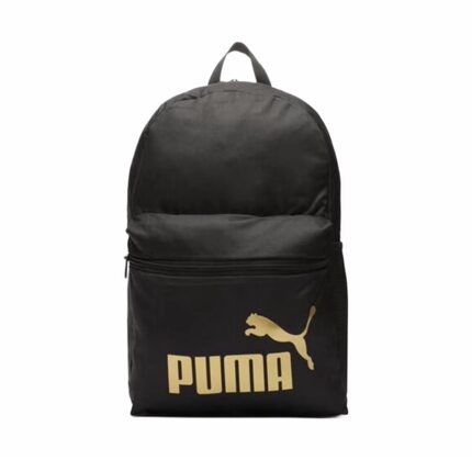 Puma 休闲旅游运动织物上学大容量合字母印花品牌徽标书包双肩包