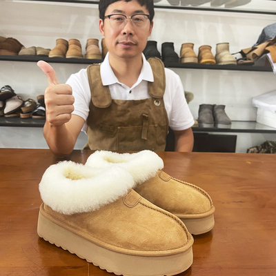 羊皮毛一体雪地靴厚底雪地靴冬季