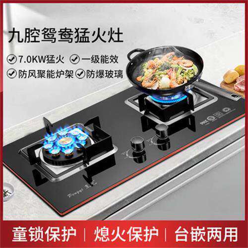 管道煤气人工灶双灶沼气