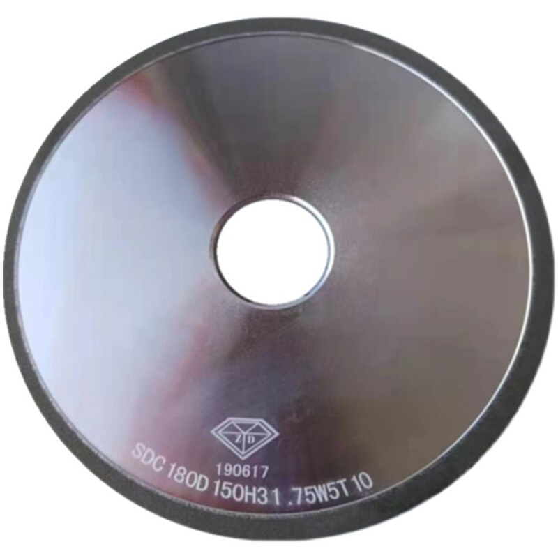 合金树脂SDC CBN砂轮D150 *H31 75 *T10 *W5钨钢不锈钢抛光打磨