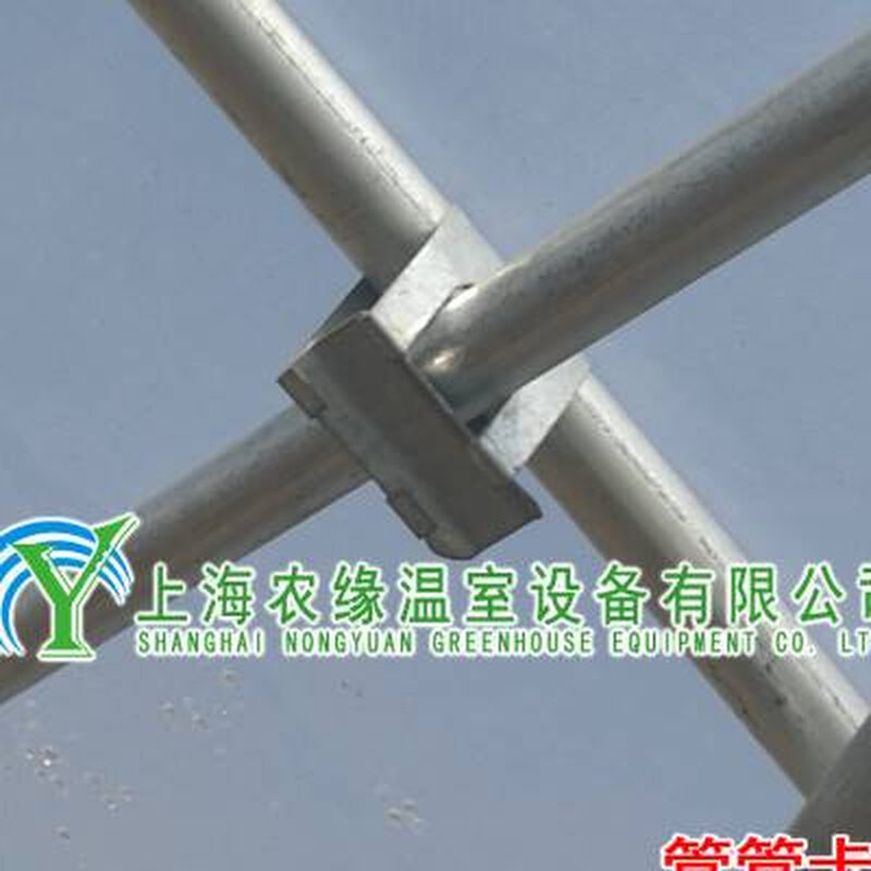现货速发温室养殖大棚配件骨架钢管固定器热浸镀锌管管卡U型卡十