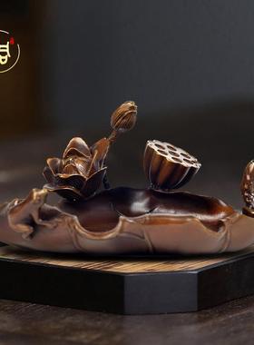 厂家笔洗烟灰缸诺轩铜雕黄铜