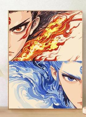 哪吒之魔童闹海新款钻石画卡通动漫手工diy砖石粘贴画十字绣礼物