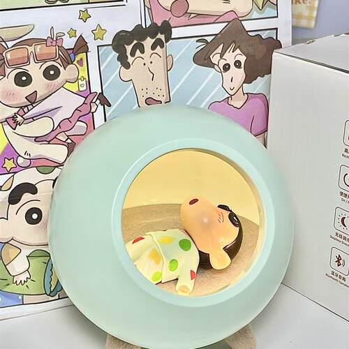 蜡笔小新蓝牙音响小夜灯礼物