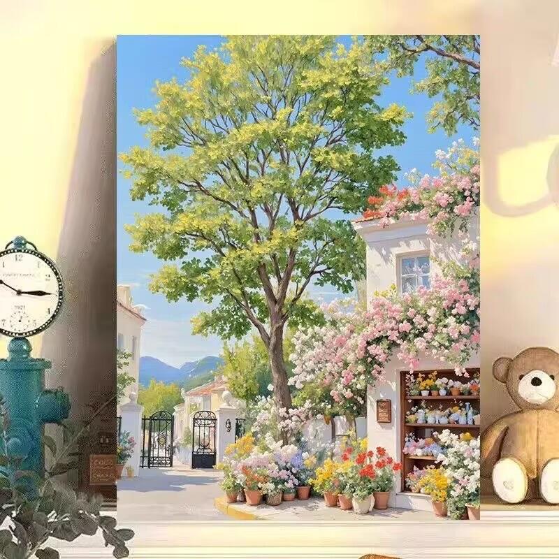 2026新款田园鲜花满钻钻石画