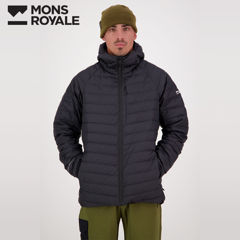 MonsRoyale羽绒服ATMOS美利奴羊毛户外防风加厚羽绒保暖层男款