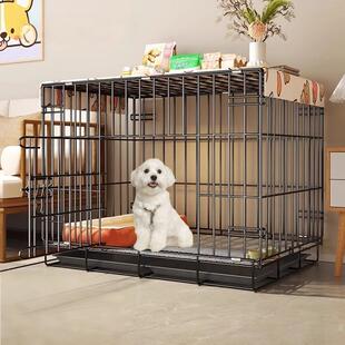 狗笼子小型犬泰迪室内猫笼带厕所中型犬柯基比熊家用大型宠物狗窝