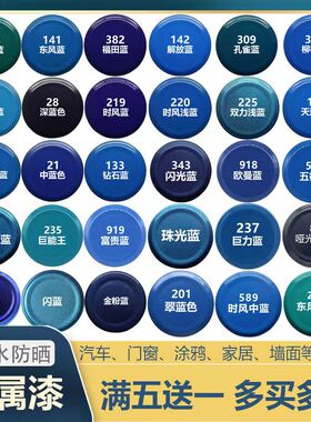 金属漆防锈漆蓝色自动手摇喷漆汽车木门铁门手喷漆家具木器漆
