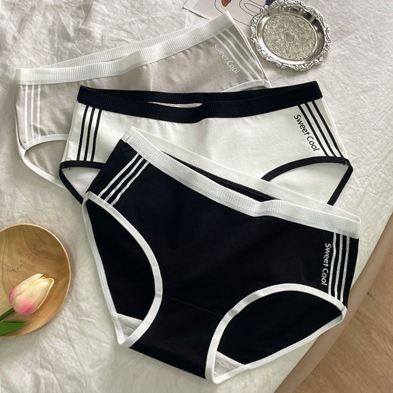 内裤女纯棉2025新款秋冬季女士女生少女学生中腰抗菌透气三角短裤,女士内衣/男士内衣/家居服,女三角裤,淘宝优惠券,粉丝福利购,淘宝优惠卷
