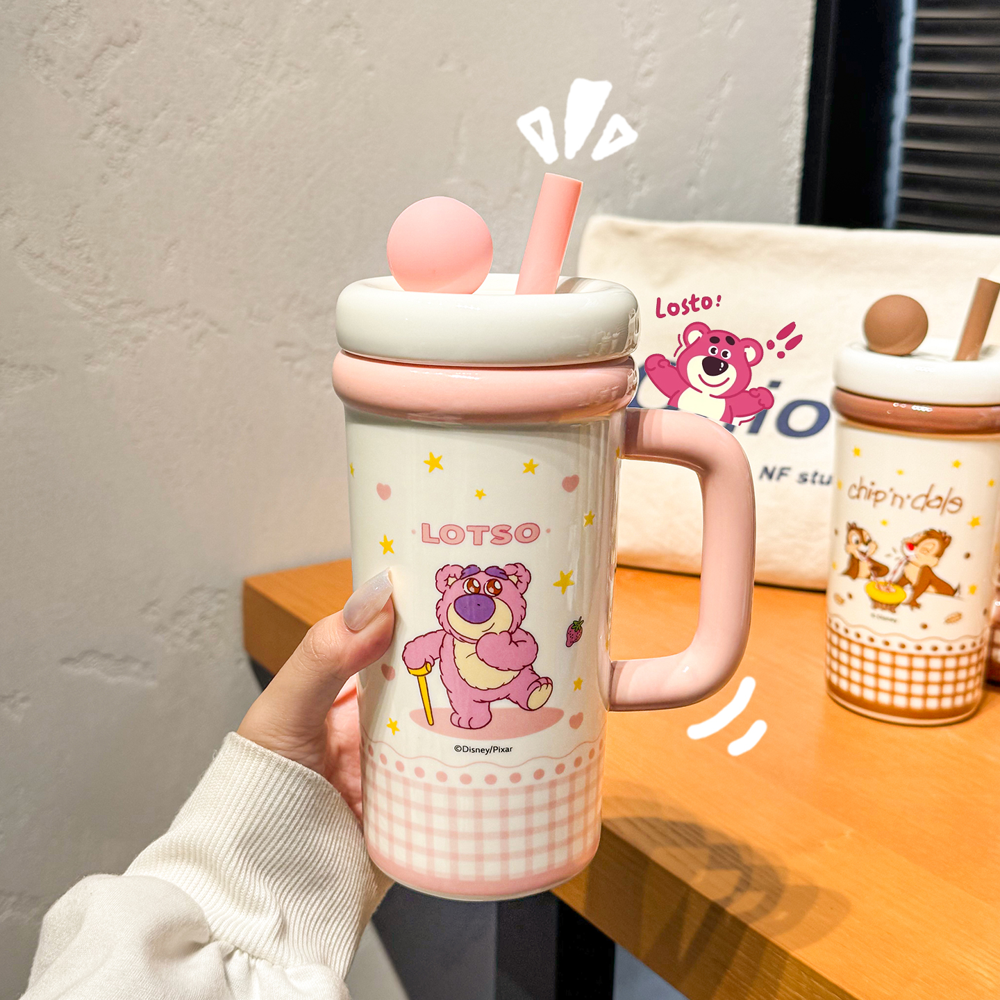正版迪士尼马克杯陶瓷冰霸杯