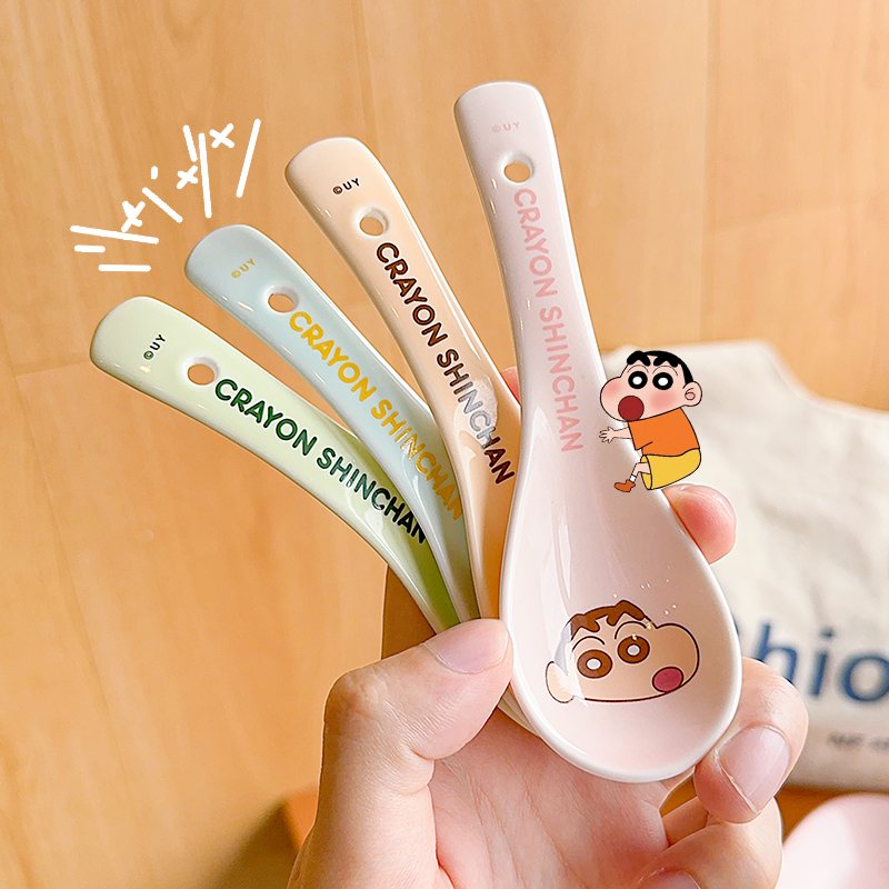 陶瓷小勺子可爱可洗碗机小庄青年