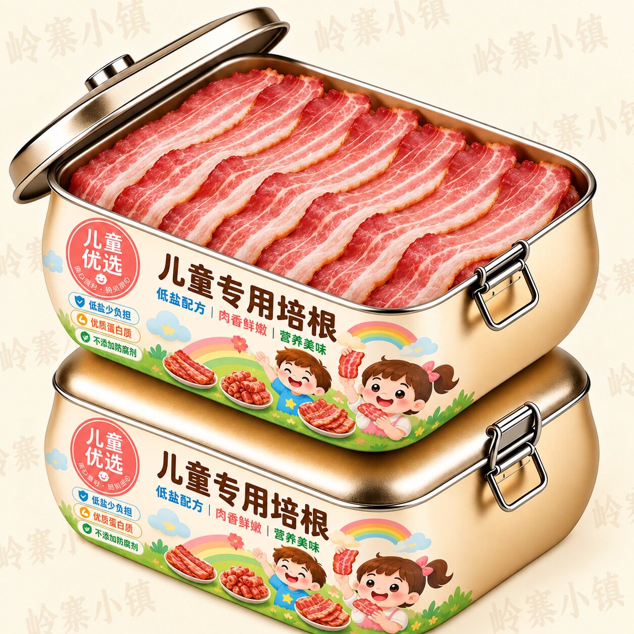 热销中！正宗培根原切正品专用官方旗舰店三明治烟熏猪肉披萨专用