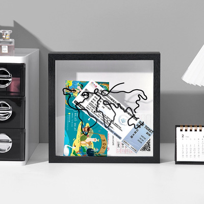 票根纪念收纳相框演唱会门票旅行时光碎片机票车票电影票据收藏册