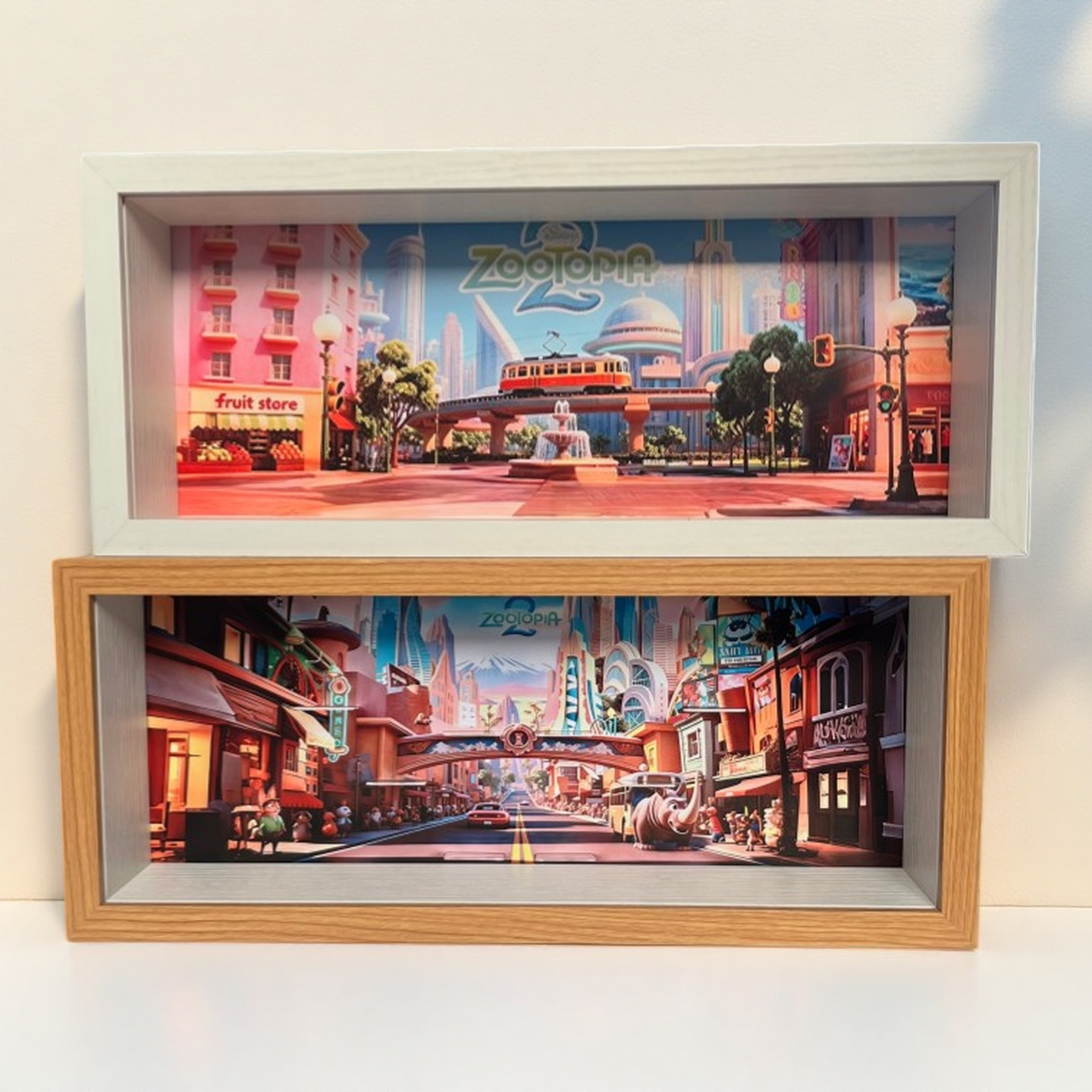 泡泡玛特molly疯狂动物城盲盒相框盲盒收纳展示相框展示架手办