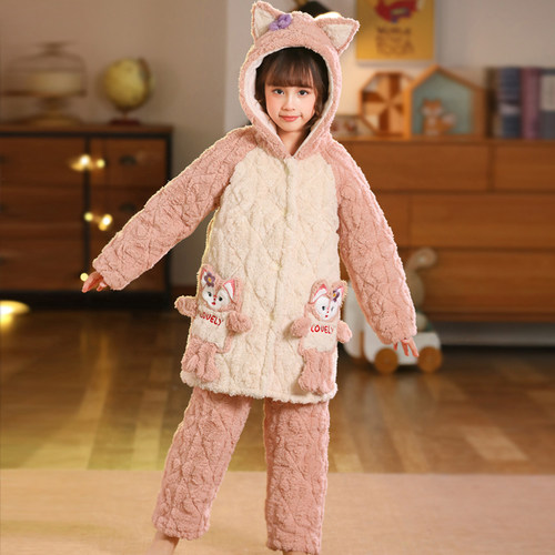 精品款阿狸-中长款三层夹棉加厚