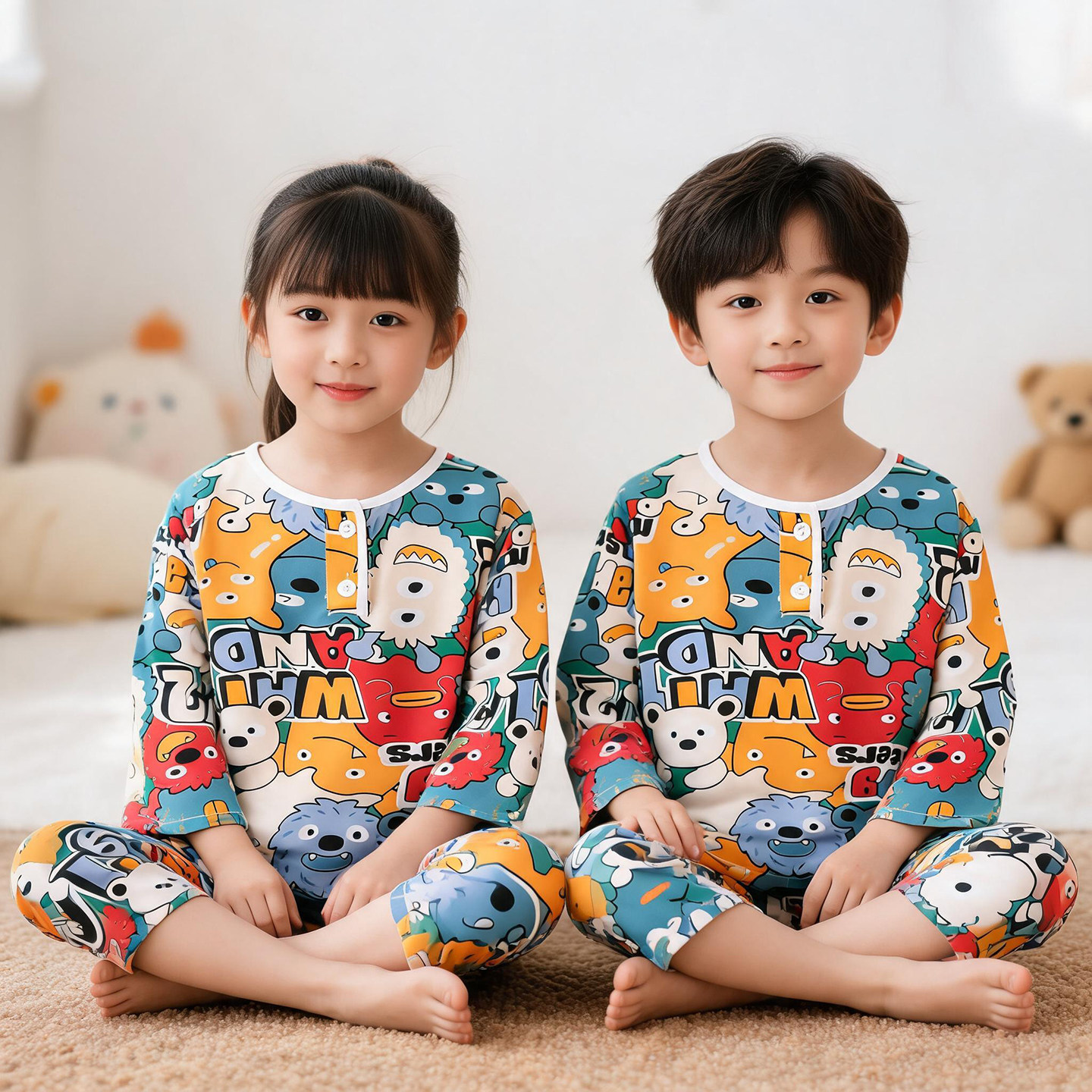 抢-【2套立减20】儿童家居服睡衣