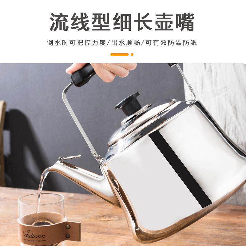 境炉不锈钢燃古钟壶烧水壶鸣音笛气家华莱克用热水壶开水壶电跨磁