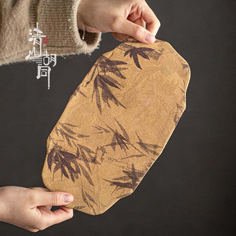 新中式海棠干泡席禅意防水小茶席