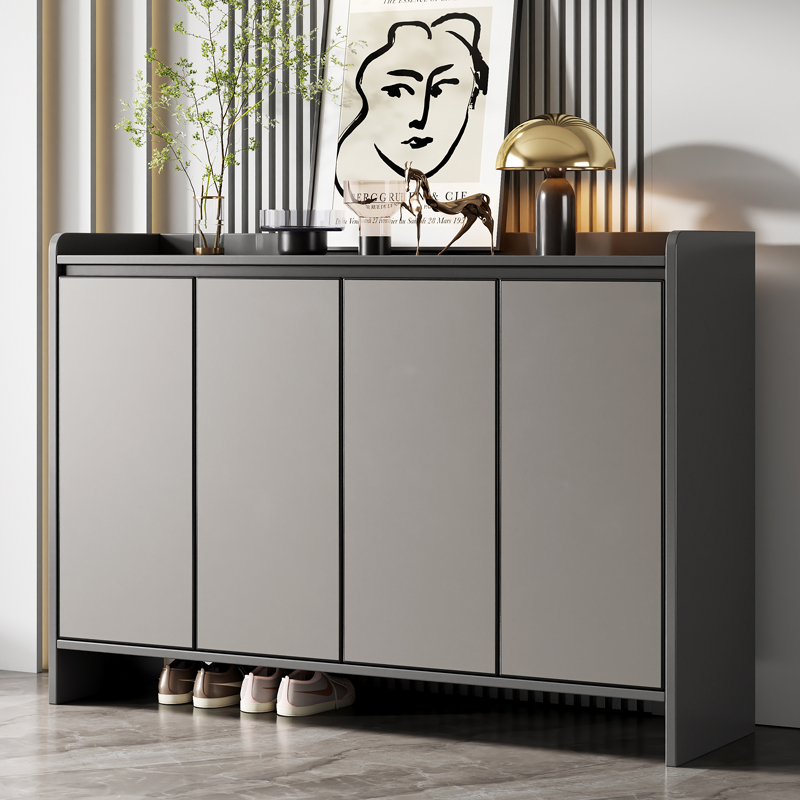 户外全铝合金鞋柜家用门口大容量简约现代防晒防水阳台储物柜定制