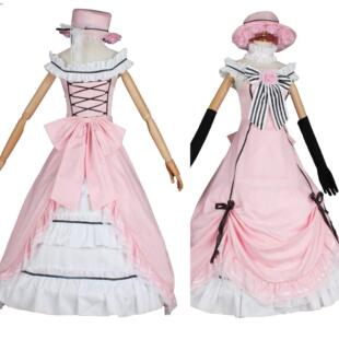 黑执事 夏尔cos服 洋装裙子 知更鸟cosplay服 礼服装