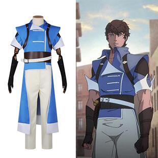 恶魔城夜曲cos服吸血鬼猎人里希特贝尔蒙特cosplay万圣节角色扮演